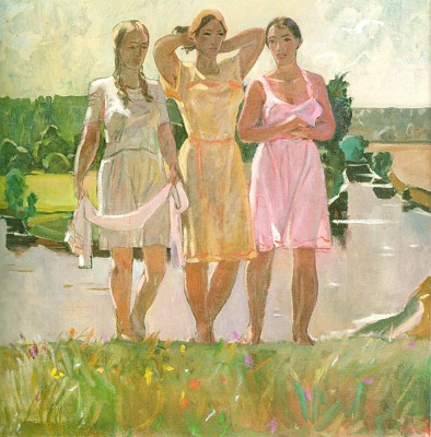 Дейнека Ода весне. Текстильщицы 1927.jpg